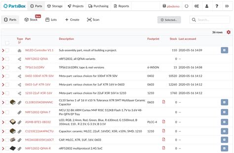 electronics inventory software|PartsBox: Electronic components inventory, ordering and production.
